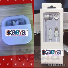 OkaeYa USB Type-C High Bass Earphones for Type C Devices 